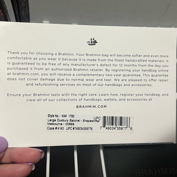 Brahmin purse large Duxbury Satchel - Picture 15 of 16